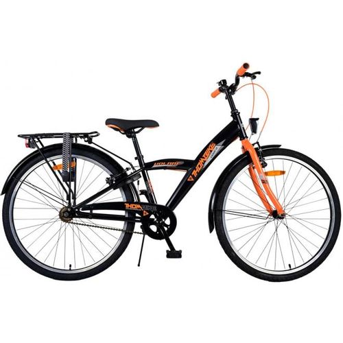 Volare Thombike 26" dječji bicikl s dvije ručne kočnice crno-narančasta slika 1