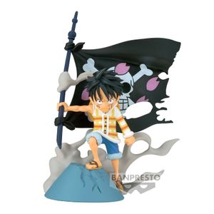 One Piece WCF Log Stories Figura Monkey D. Luffy 8cm