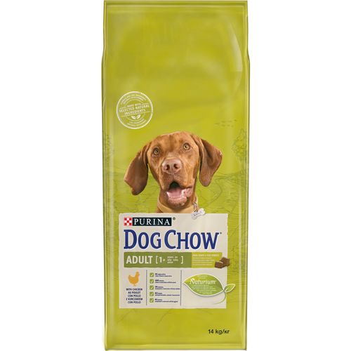 DOG CHOW Adult Piletina, potpuna hrana za kućne ljubimce, za odrasle pse, 14 kg slika 1