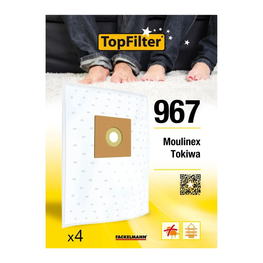 FACKELMANN Vrećice za usisivač Moulinex 4/1  slika 1