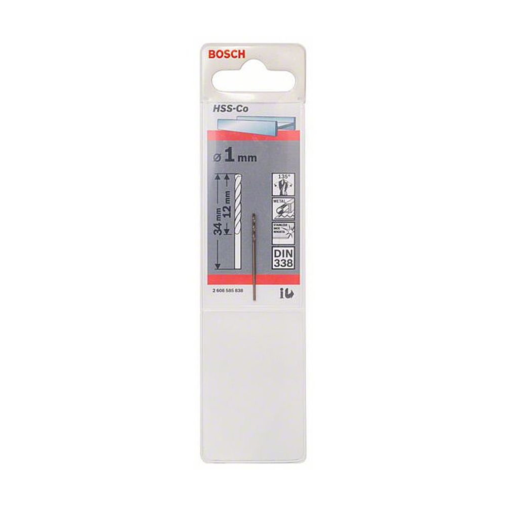 BOSCH Burgija HSS-Co 1.0 mm slika 2