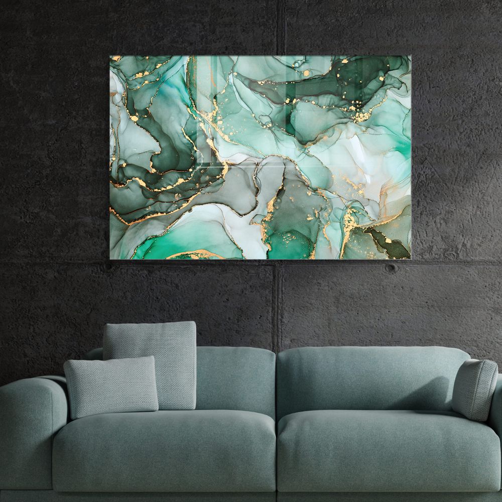 Dekorativna Slika na Kaljenom Staklu, Višebojna, 70 x 100 cm slika 2