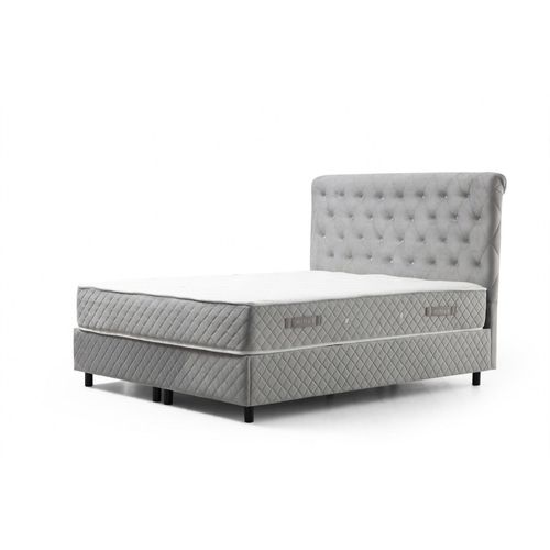 Sonata Set 120 x 200 v3 - Grey Grey Single Mattress, Base & Headboard slika 5