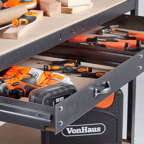 VonHaus workbench with connecting wall slika 9