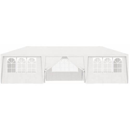 Profesionalni šator za zabave 4 x 9 m bijeli 90 g/m² slika 21