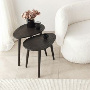 Sweet - Anthracite Anthracite Nesting Table (2 Pieces)