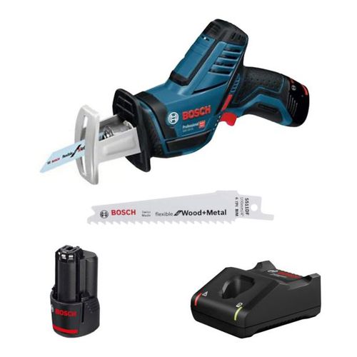 Bosch Akumulatorska univerzalna testera-recipro GSA 12V-14, 12V 2,0 Ah + GAL 12V-40, 0615990M3Z slika 1