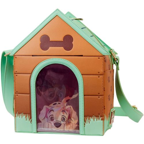 Loungefly Disney I Heart Dogs Dog House Triple Lenticular crossbody bag slika 3