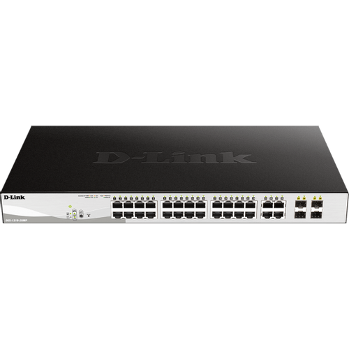 D-Link DGS-1210-28P/E PoE 10/100Mbps 24 PoE port + 4 SFP LAN Switch  slika 1