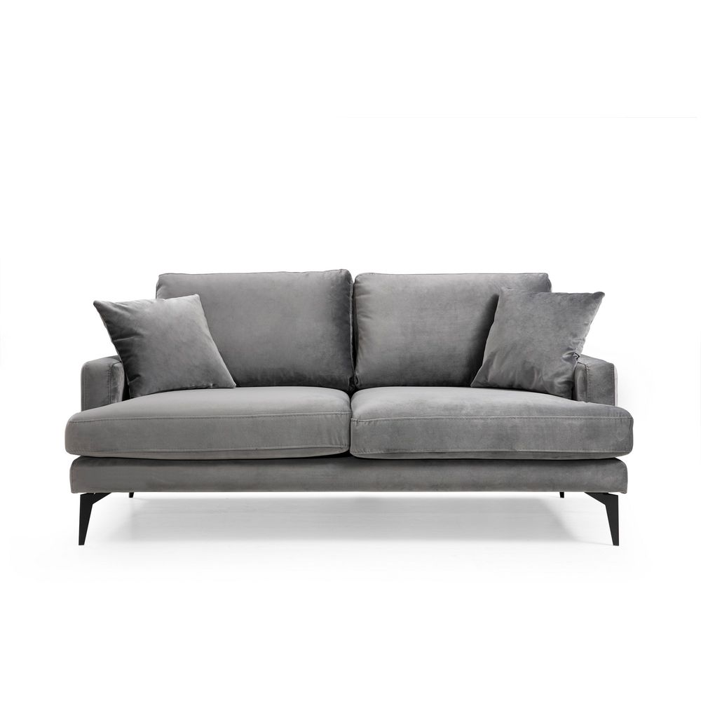 Papira Dvosjed - Siva Dvosjed Sofa slika 3
