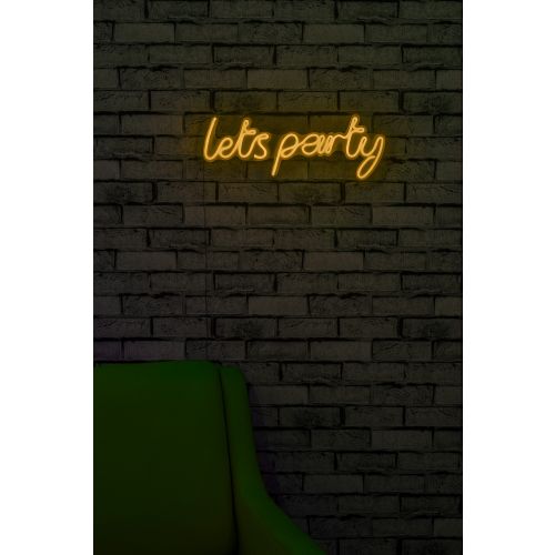 Wallity Ukrasna plastična LED rasvjeta, Lets Party - Yellow slika 3