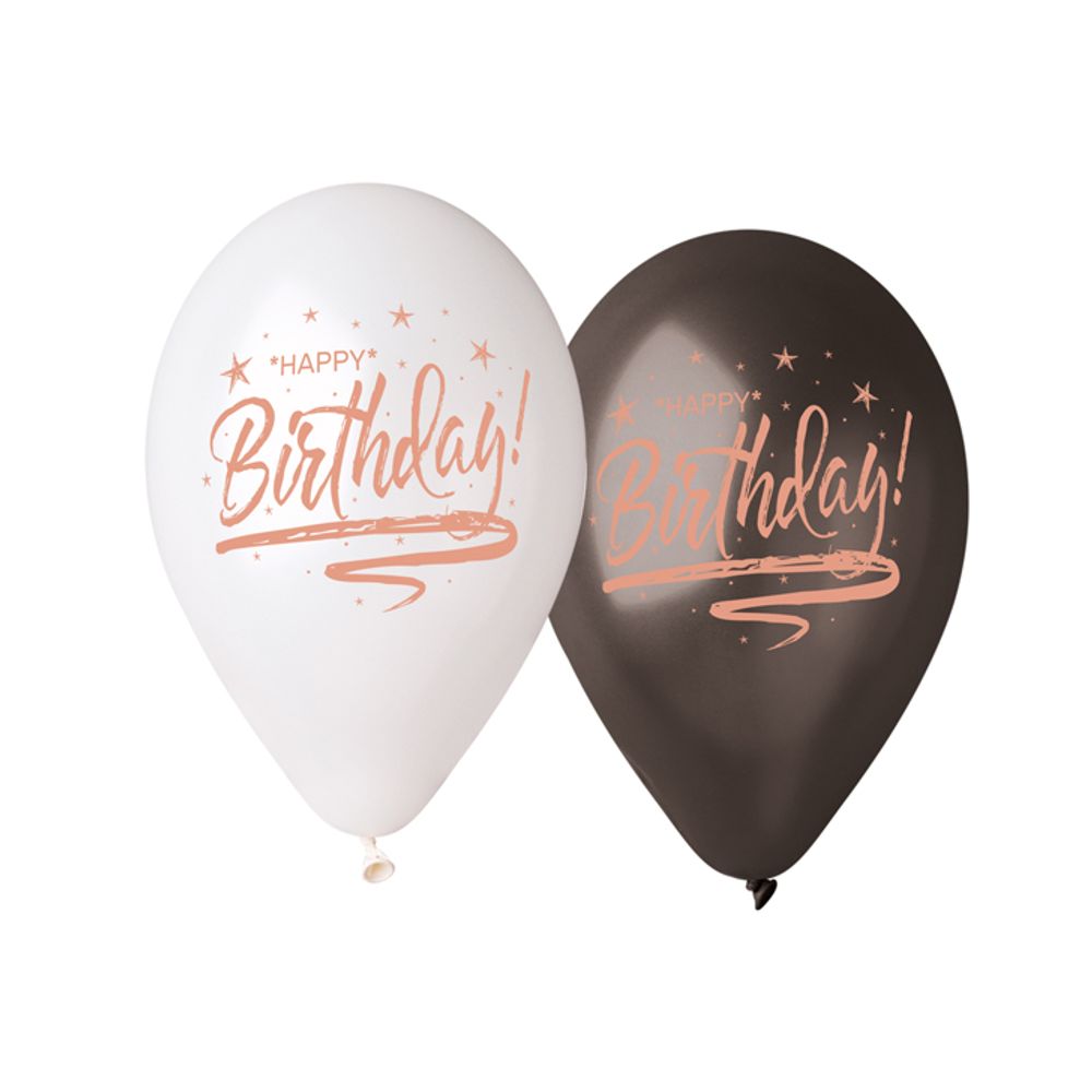 GMS120-798 Balon Happy Birthday 33cm, 5kom slika 2