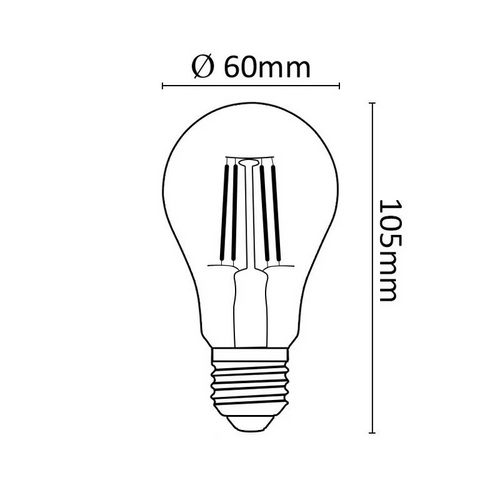 Asalite LED žarulja 7W, E27, 4000K, 806lm slika 2