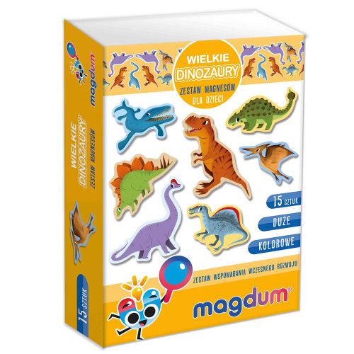 Set magneta veliki dinosauri 15 kom. slika 1