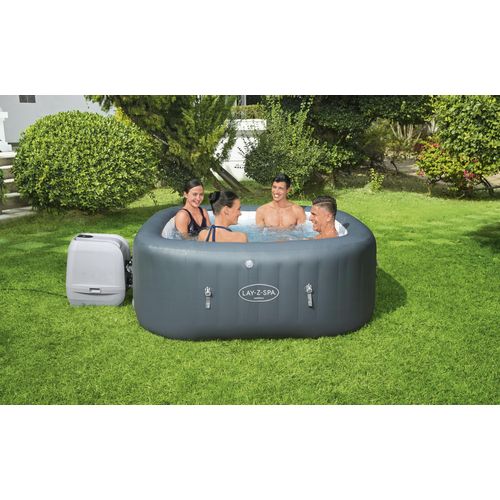 Masažni bazen- Jacuzzi na napuhavanje Bestway 180*180*71cm - tamno-sivi slika 12