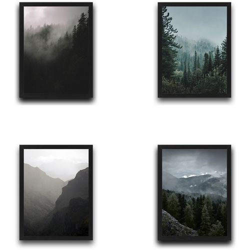 Wallity Uokvirena slika (4 komada), The Forest Set slika 2