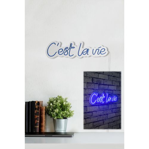 Wallity C'est La Vie - Plava dekorativna plastična LED rasveta slika 3
