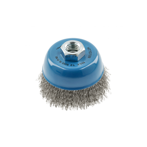Hogert Lončasta čelična četka 0.3mm, za kutnu brusilicu, promjer 75mm, prihvat M14