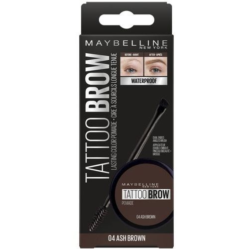 Maybelline New York Tattoo Brow Pomada za obrve 04 Ash Brown slika 3