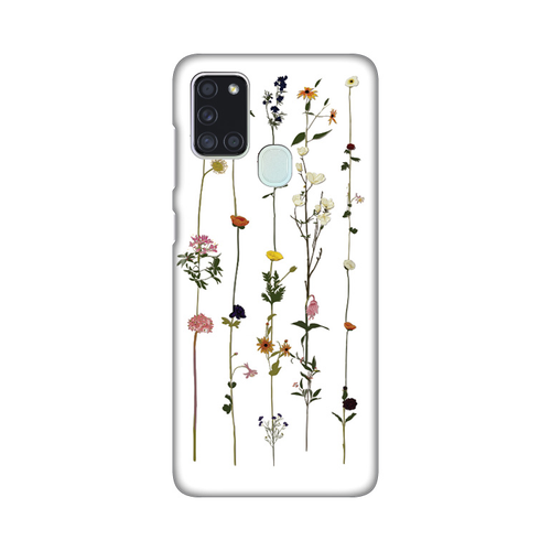 Torbica Silikonska Print Skin za Samsung A217F Galaxy A21s Flower slika 1