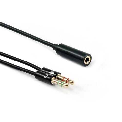 SBOX adapter 3,5mm F. - 2 X 3,5mm M. 4Pin slika 1