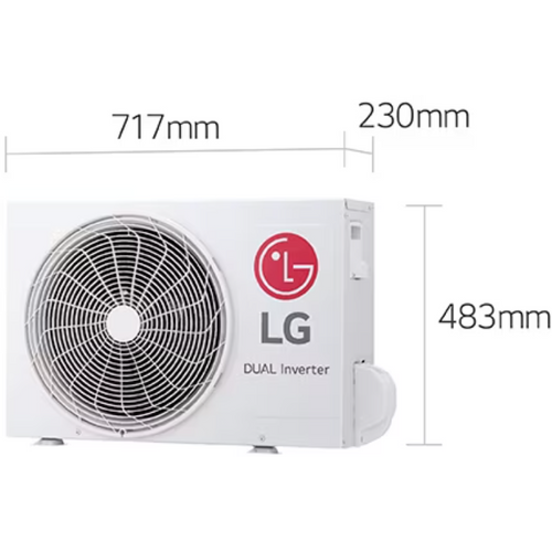 LG S12EQ Standard Inverter klima uređaj, 12000 BTU, DUAL Inverter 3,5 kW slika 11