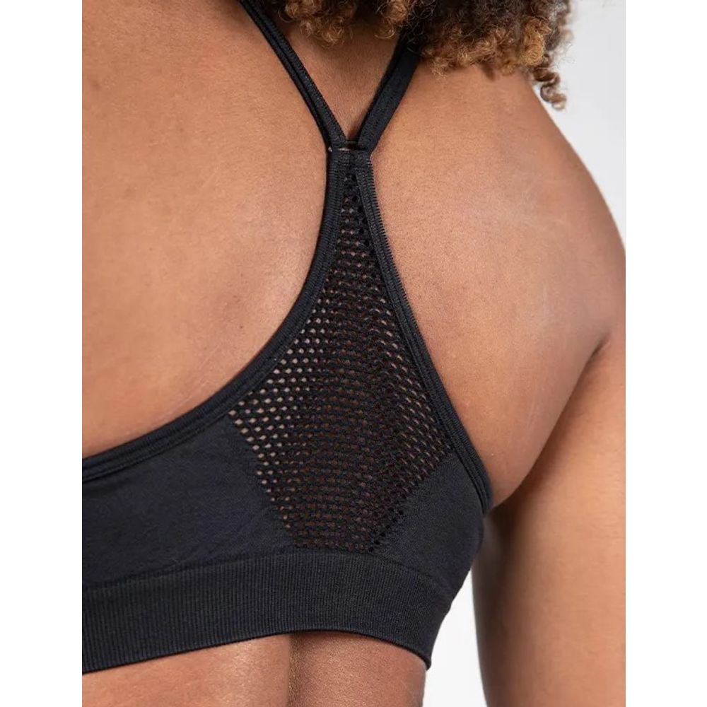 Gorilla Wear QUINCY Bešavni sportski top, Crni slika 4
