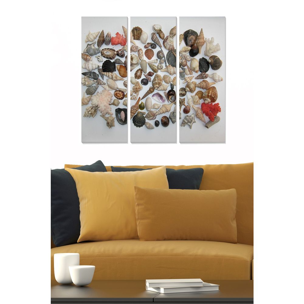 Dekorativna Slika od MDF-a u Više Boja (Set od 3 Komada) - MDF1327416 slika 1
