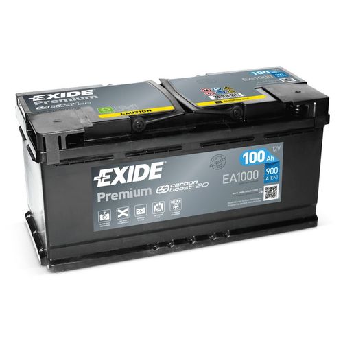 Akumulator EXIDE Premium Carbon 12 V 100 Ah +D slika 1