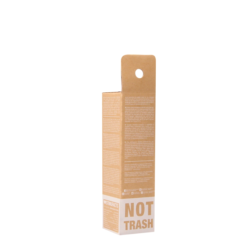 Biorazgradivi vibrator Natural Pleasure by Shots - 5,5 / 14 cm slika 3