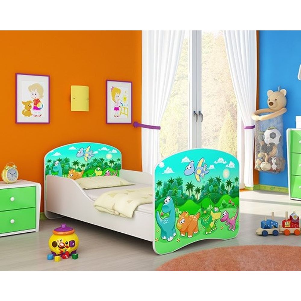 ACMA Dječiji krevet Acma I - 140x70cm - Dezen 30 slika 1