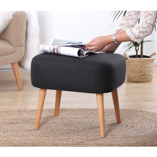 Parrot - Taba Pouffe u Tamno Sivoj Boji slika 3