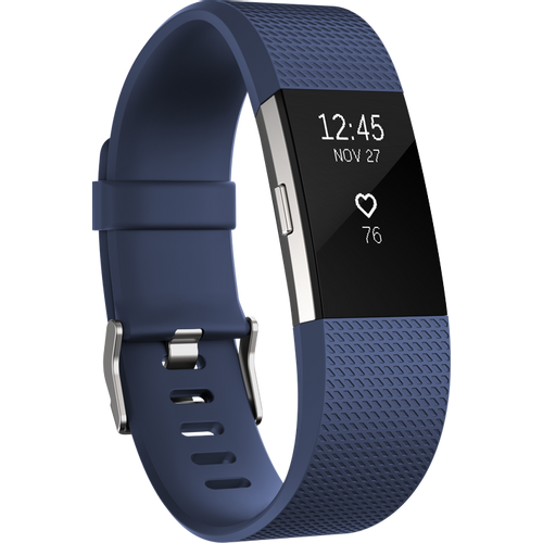 Fitbit FB407SBUL Charge 2 Blue Silver L slika 3