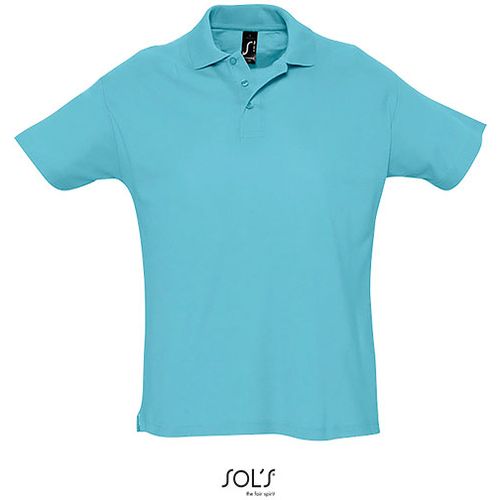 SUMMER II muška polo majica sa kratkim rukavima - Atoll blue, XS  slika 5