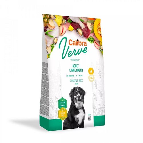 Calibra Dog Verve GF Adult Large Piletina & Pačetina, hrana za pse 2kg slika 1