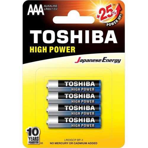 Toshiba High Power Alkalna Baterija Lr03 Bp 4/1 slika 1