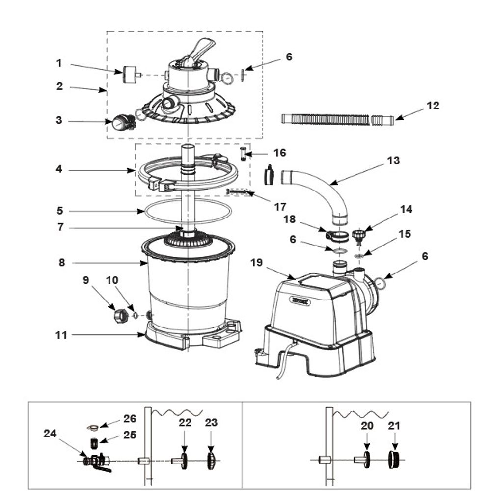 Intex pumpa filter sa pijeskom sx925 220v 26642 slika 5