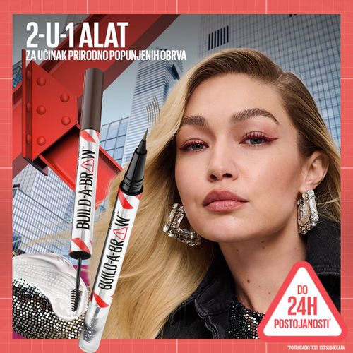 Maybelline New York Build-A-Brow 2 u 1 olovka za obrve i gel za fiksiranje 255 soft brown​ slika 13