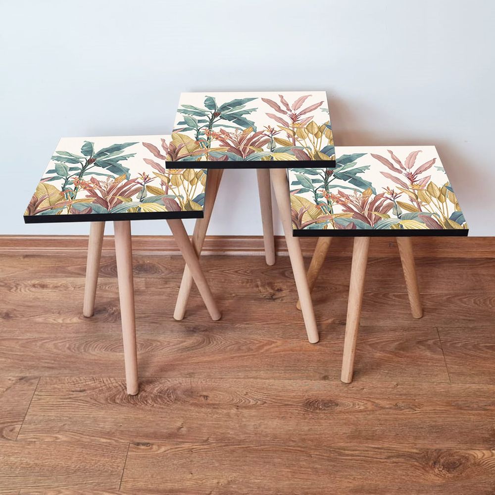 Nesting Table 3Shp198 - Set od 3 Stola u Različitim Bojama slika 1