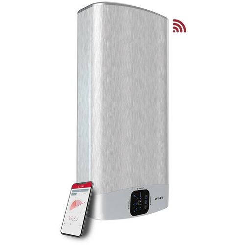 Ariston Bojler VELIS WIFI 50 EU Akumulacioni, Kupatilski, Kapacitet 45 l ,Wifi regulacija, Vertikalni ili horizontalni, Inox slika 1