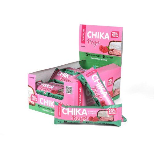 Chikalab Protein nugat bar - Nugat malina 50g slika 2