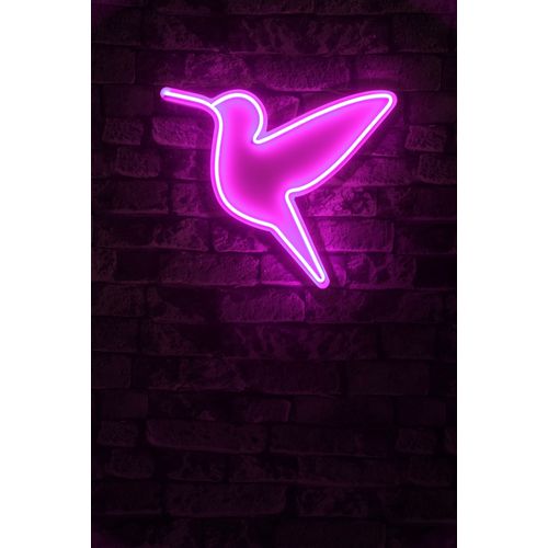 Wallity Ukrasna plastična LED rasvjeta, Little Bird - Pink slika 2