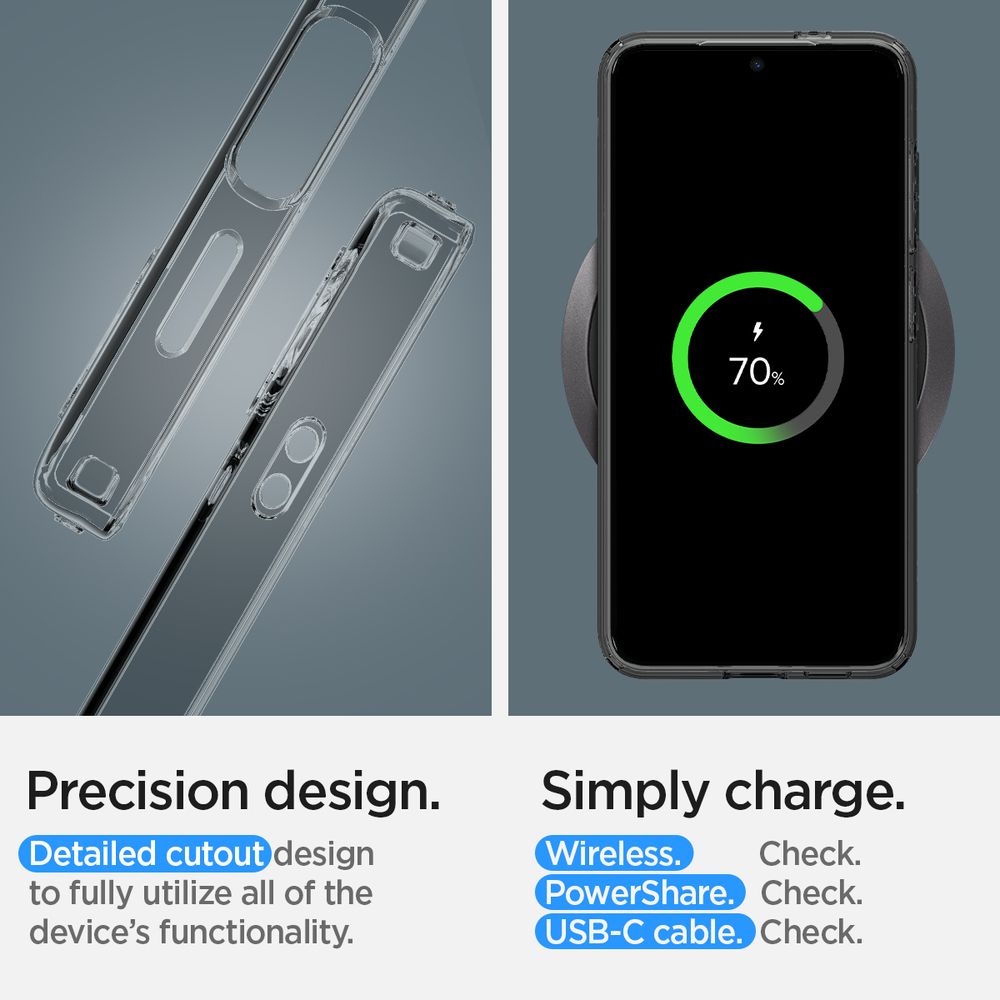 Spigen Liquid Crystal, space crystal - Samsung Galaxy S24+ slika 16
