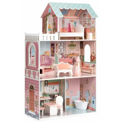 Velika Barbie kućica za lutke sa kompletom namještaja slika 11