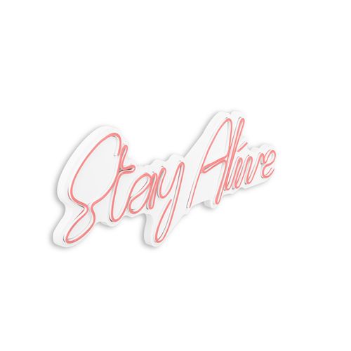 Wallity Zidna LED dekoracija, Stay Alive - Pink slika 7