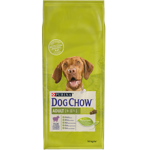 DOG CHOW Adult Janjetina, potpuna hrana za kućne ljubimce, za odrasle pse, 14 kg