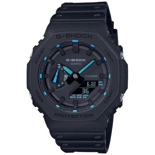 Muški sat Casio G-Shock OAK - NEON BLUE INDEX Crna (Ø 45 mm) slika 1