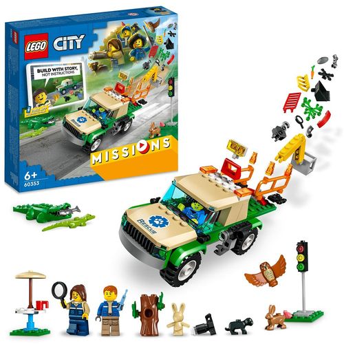 Playset Lego City 60353 Wild Animal Rescue Missions (246 Dijelovi) slika 8