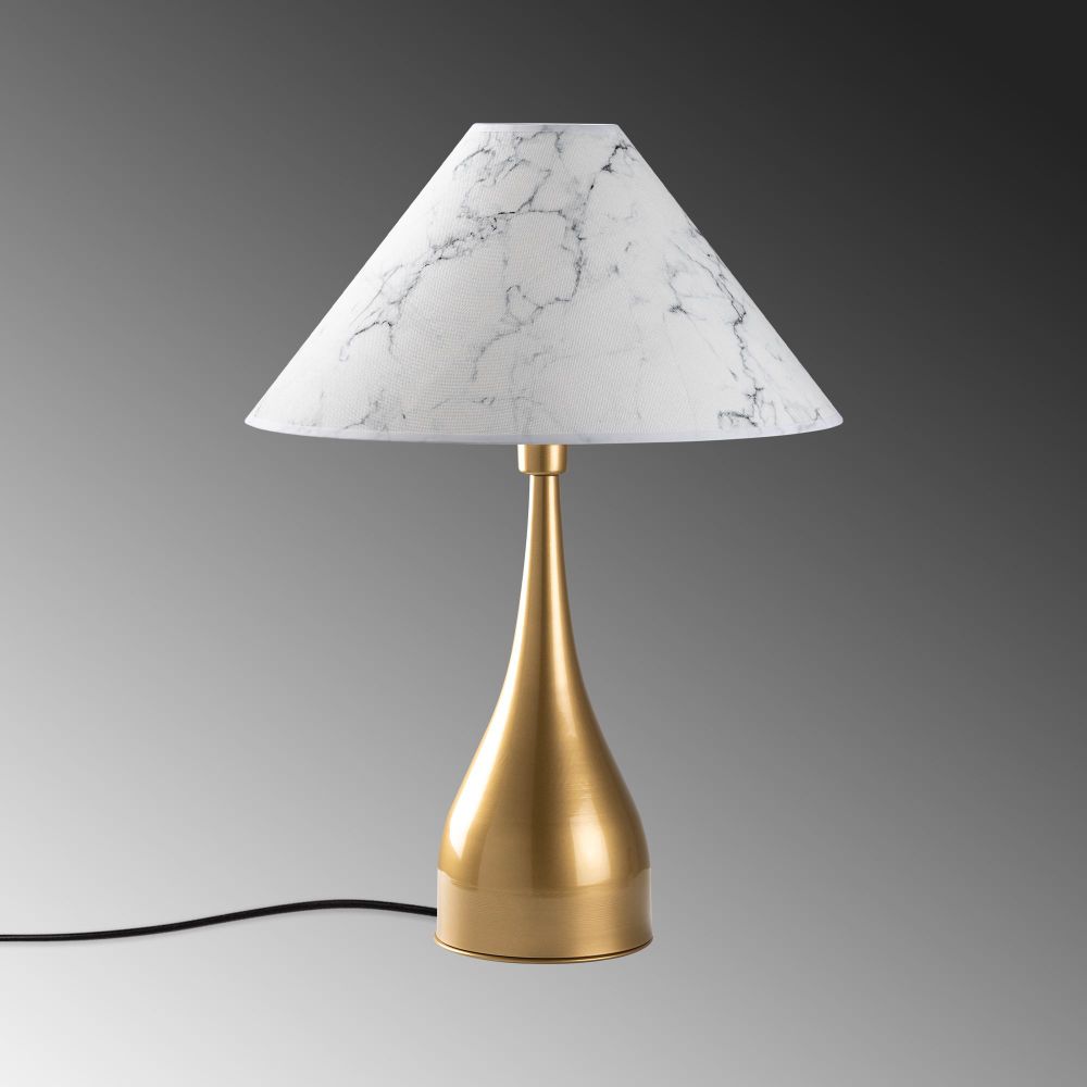 Luna - Zlatno-bijela stolna lampa 15275 slika 6