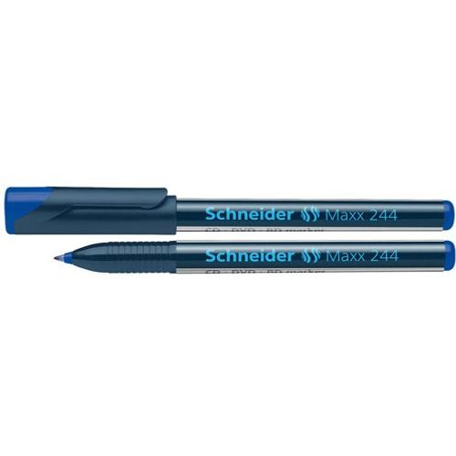 Flomaster Schneider, permanent marker, Maxx 244 CD, 0,7 mm, plavi slika 2